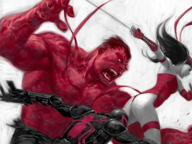 Red hulk thunderbolts comics