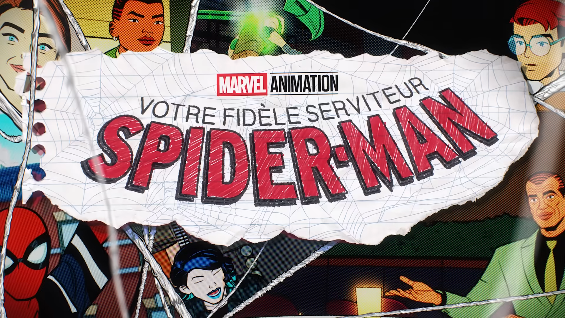 Votre fidele serviteur spider man title card